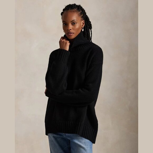 Polo Ralph Lauren Wool Cashmere Turtleneck Sweater Size L